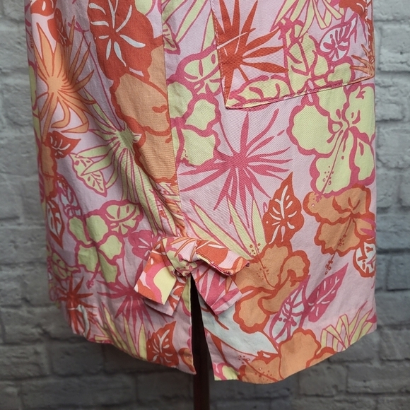 Lilly Pulitzer Dress Vintage Hereon There Shift Front Pockets Sleeveles Size S - Picture 6 of 9
